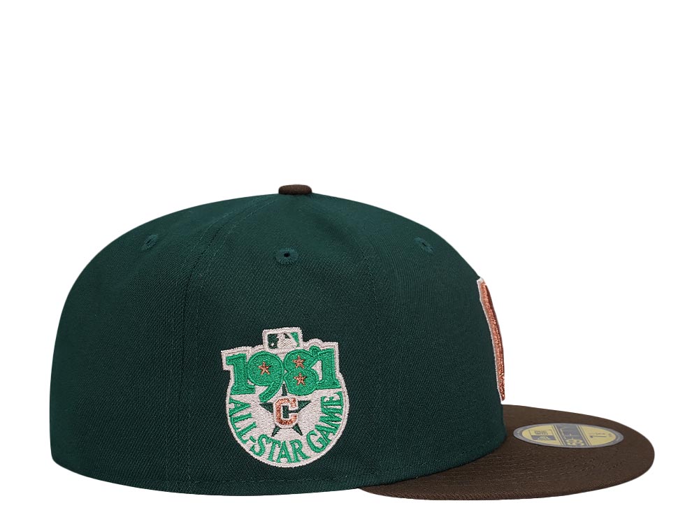 New Era Cleveland Indians All Star Game 1981 Copper Wonder Two Tone Edition 59Fifty Fitted Casquette
