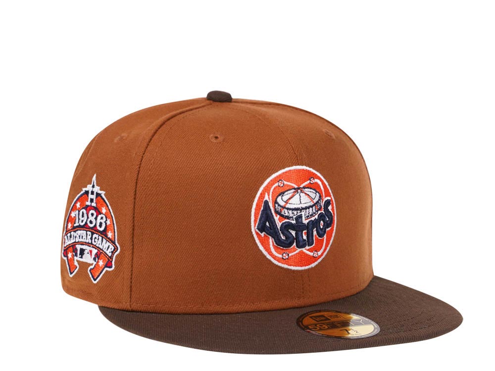 New Era Houston Astros All Star Game 1986 Bourbon and Suede Edition 59Fifty Fitted Casquette