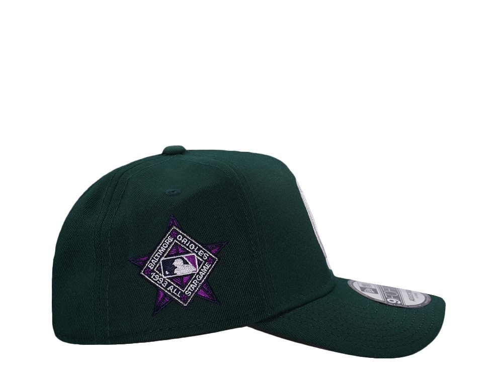 New Era Baltimore Orioles All Star Game 1993 Dark Green Prime Edition 9Forty A Frame Snapback Casquette