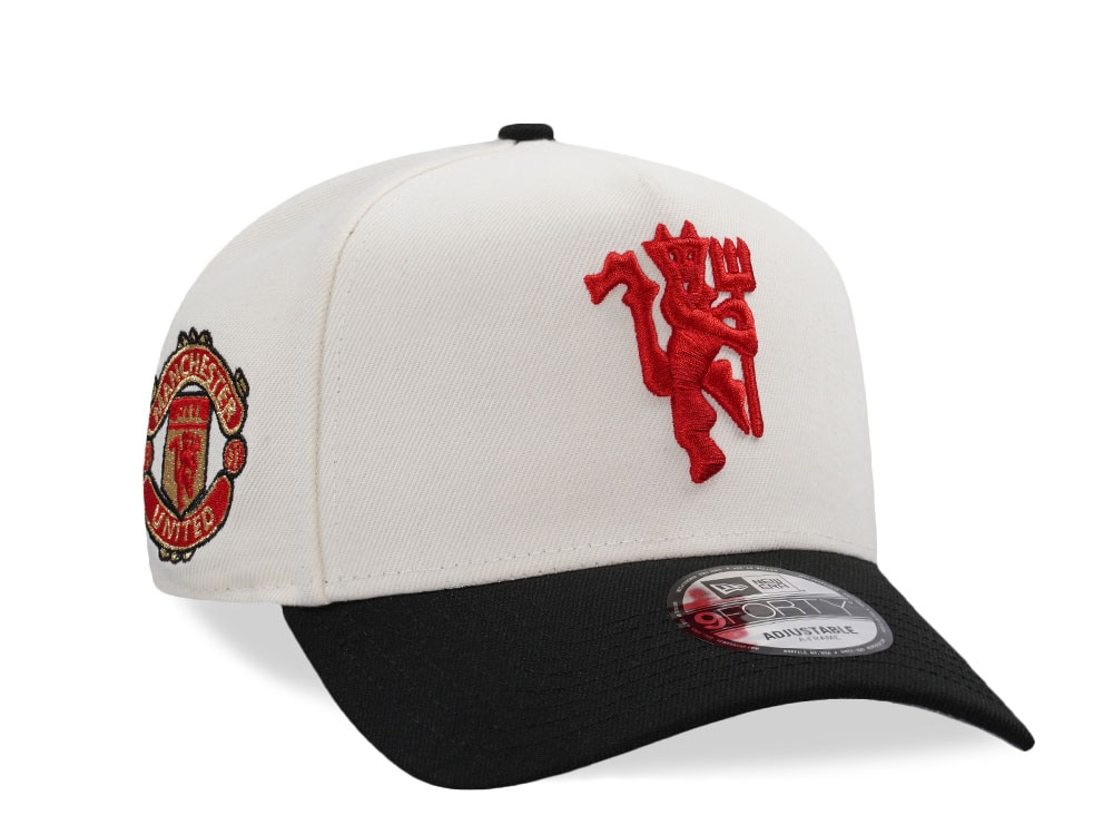 New Era Manchester United Fc Chrome Two Tone Edition 9Forty A Frame Snapback Casquette