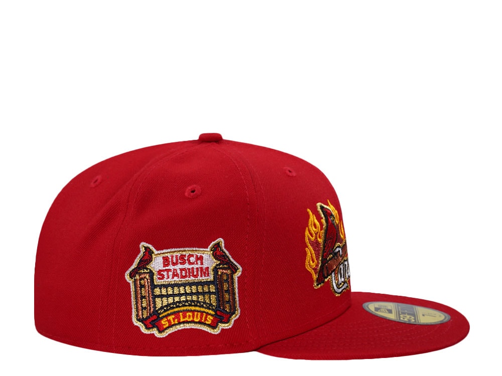 New Era St. Louis Cardinals Busch Stadium Scarlet Red Prime Edition 59Fifty Fitted Casquette