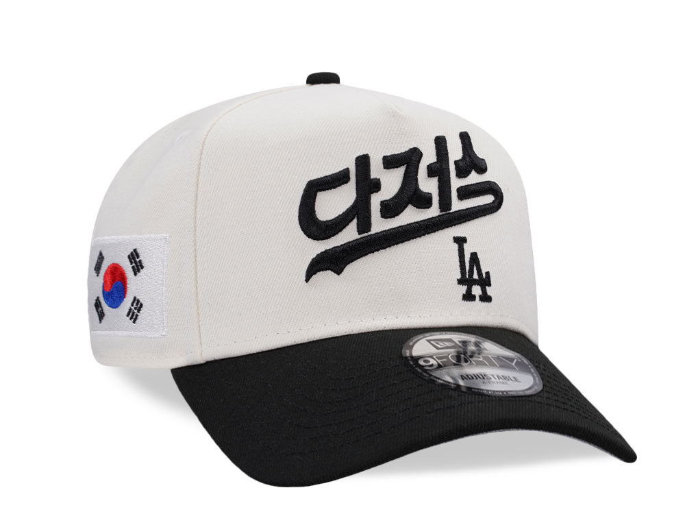 New Era Los Angeles Dodgers Korea Chrome Two Tone Edition 9Forty A Frame Snapback Casquette