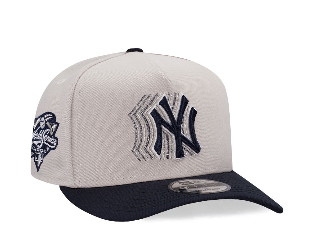 New Era New York Yankees World Series 2000 Cascading Stone Two Tone Edition 9Fifty A Frame Snapback Casquette