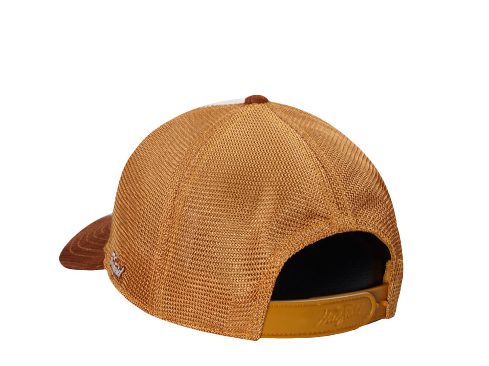 Hatfield Original Bison Ivory Brown Trucker Snapback Casquette