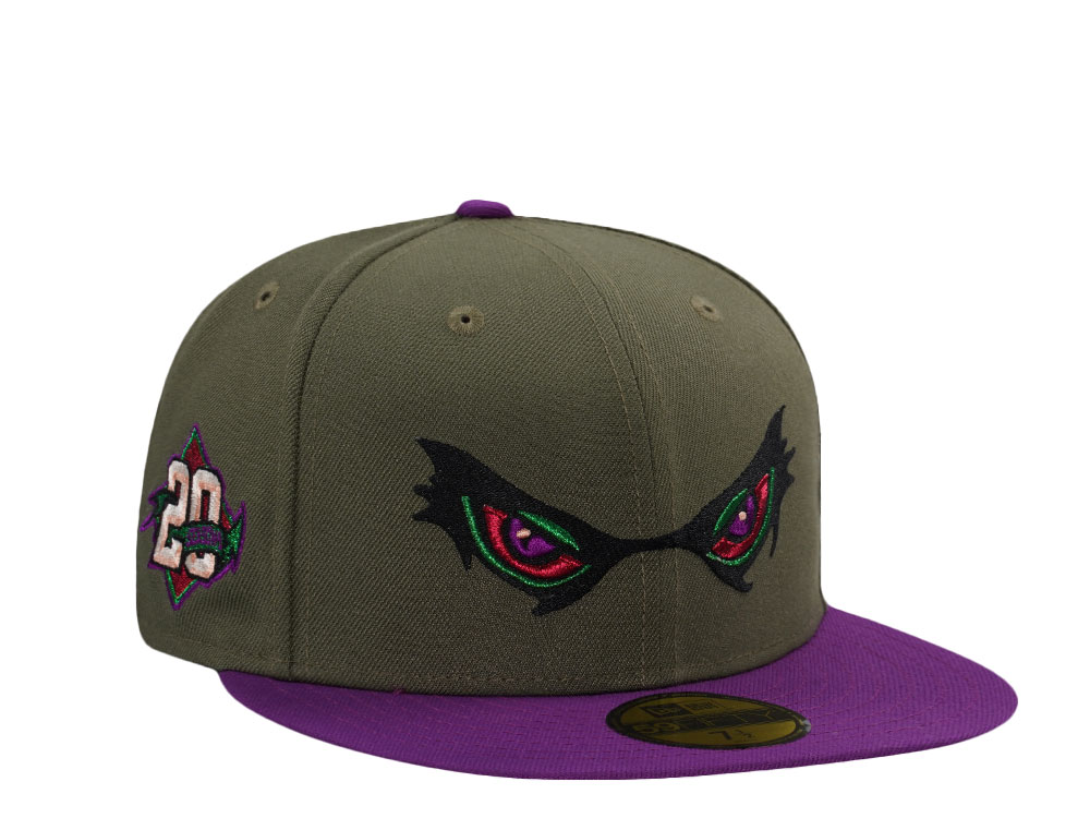 New Era Dayton Dragons 20 Seasons Olive Two Tone Edition 59Fifty Fitted Casquette