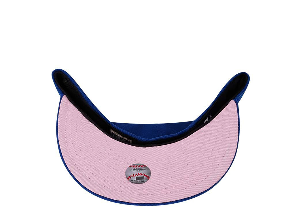 New Era Los Angeles Dodgers 50th Anniversary Bright Blue and Pink Edition 59Fifty Fitted Casquette