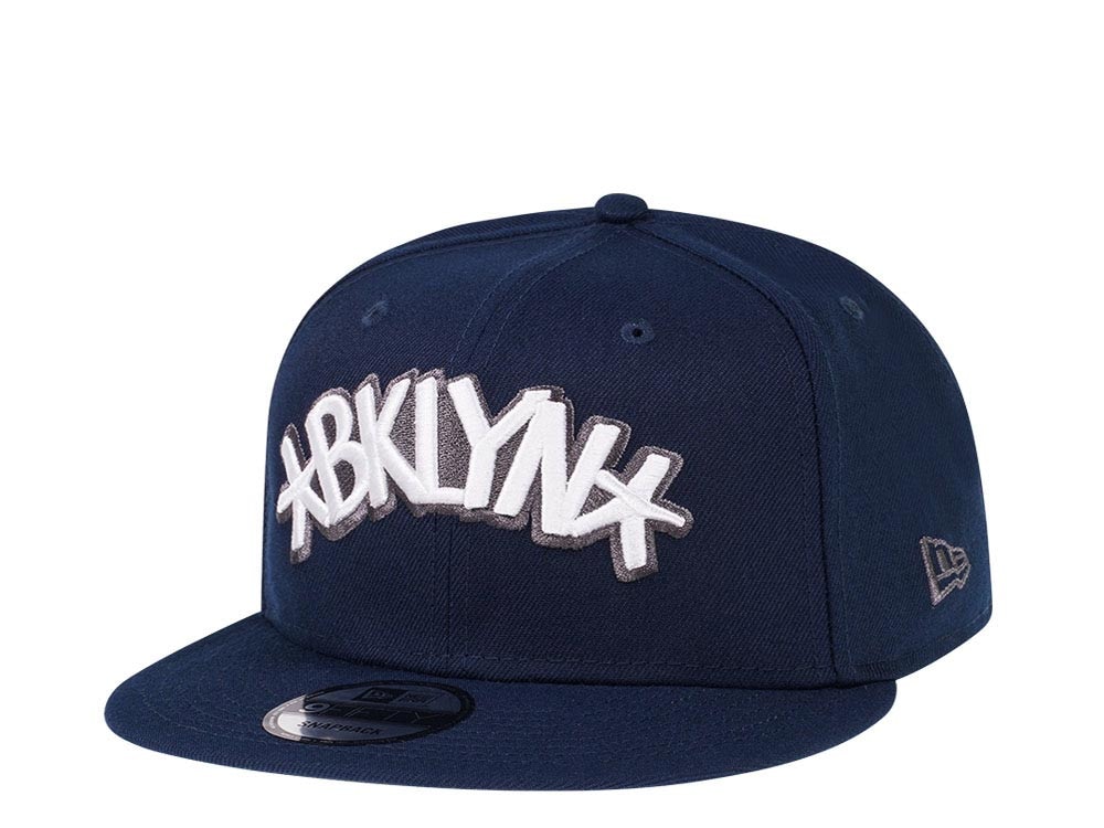 New Era Brooklyn Nets Dark Blue Edition 9Fifty Snapback Casquette