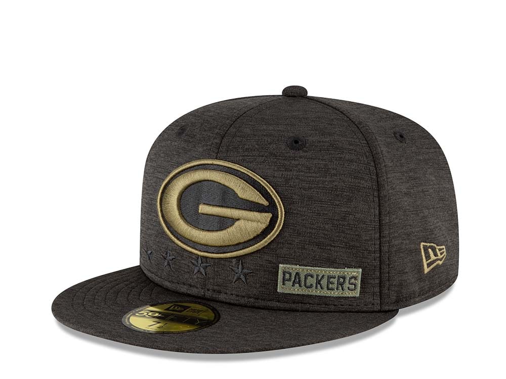 New Era Green Bay Packers Salute to Service 2020 Fitted 59Fifty Casquette