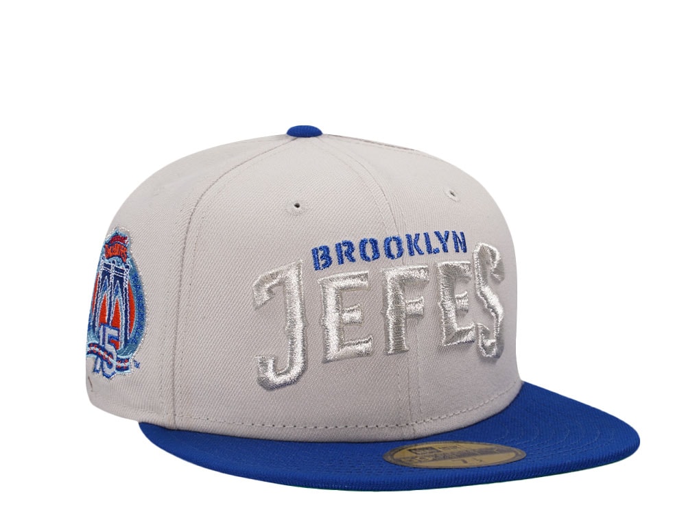 New Era Brooklyn Cyclones 15 Seasons Jefes Stone Two Tone Edition 59Fifty Fitted Casquette