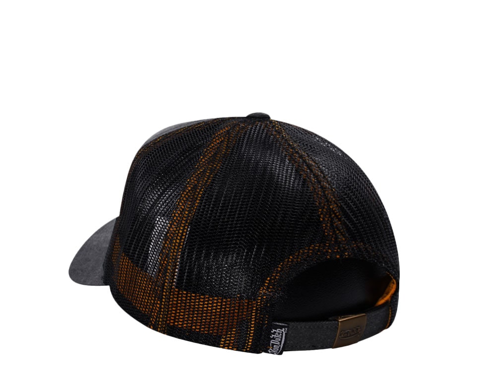 Von Dutch Oval Patch Dark Gray Trucker Snapback Casquette