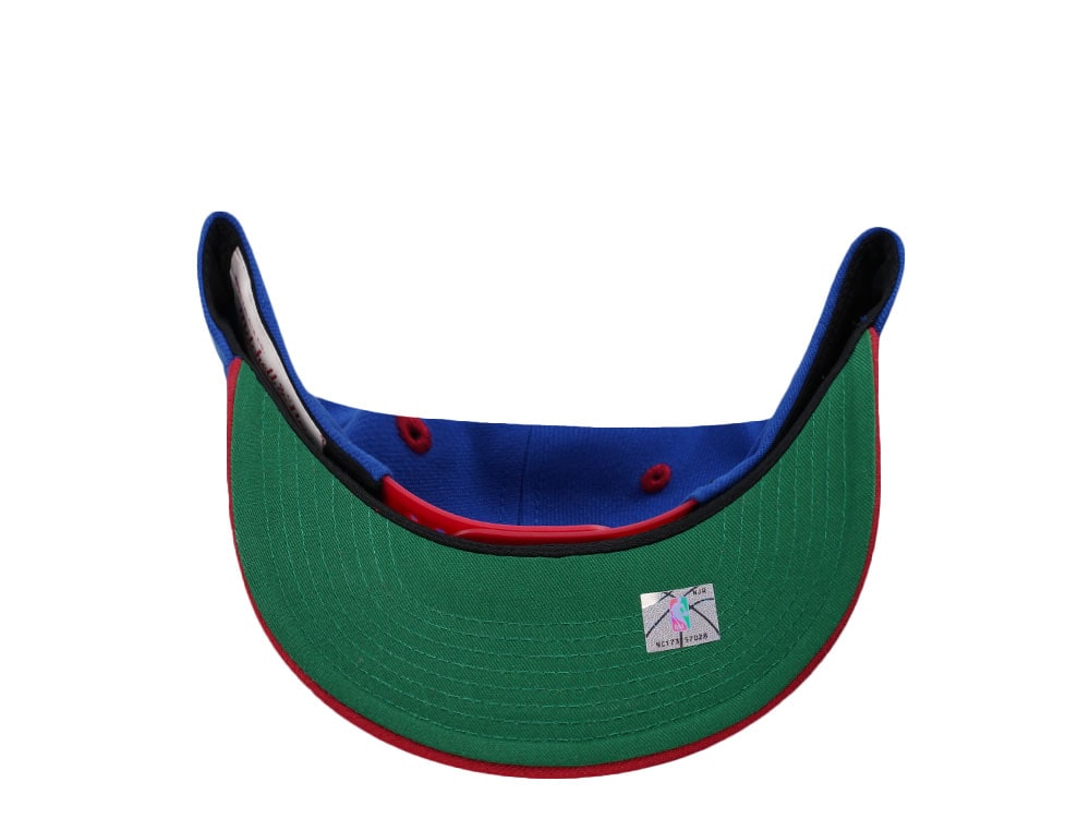Mitchell & Ness Philadelphia 76ers Two Tone Pro Crown Fit Snapback Casquette