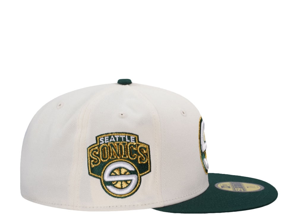 New Era Seattle Supersonics Legend Chrome Two Tone Edition 59Fifty Fitted Casquette