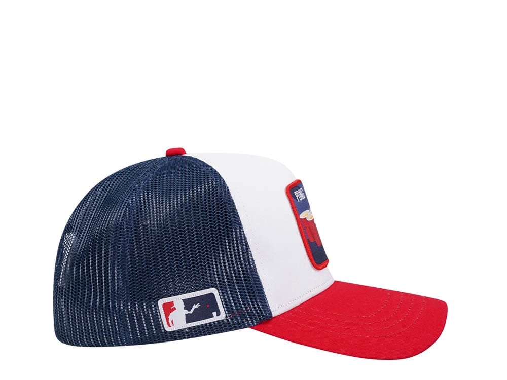 Capslab Cocktails Beerpong White Blue Red Trucker Snapback Casquette