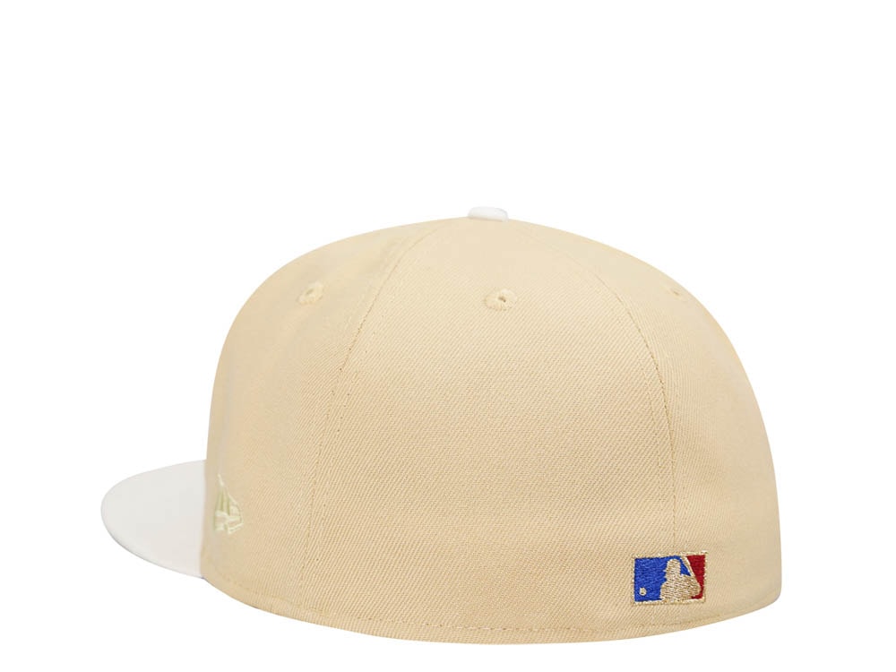 New Era Chicago Cubs World Series 2016 Gold Azure Two Tone Edition 59Fifty Fitted Casquette