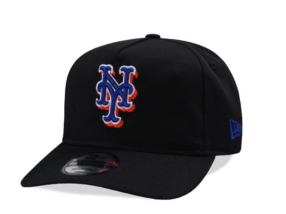 New Era New York Mets Black Classic Edition 19Twenty A Frame Snapback Casquette