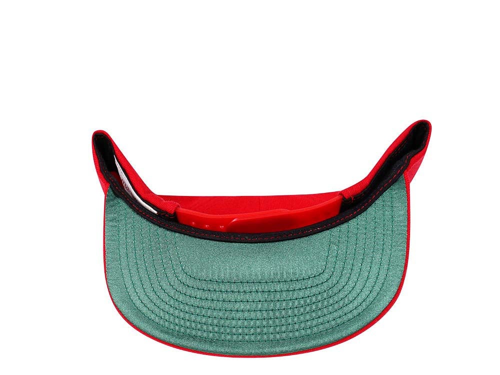 Mitchell & Ness Atlanta Hawks HWC Zig Zag Satin Undervisor Snapback Casquette