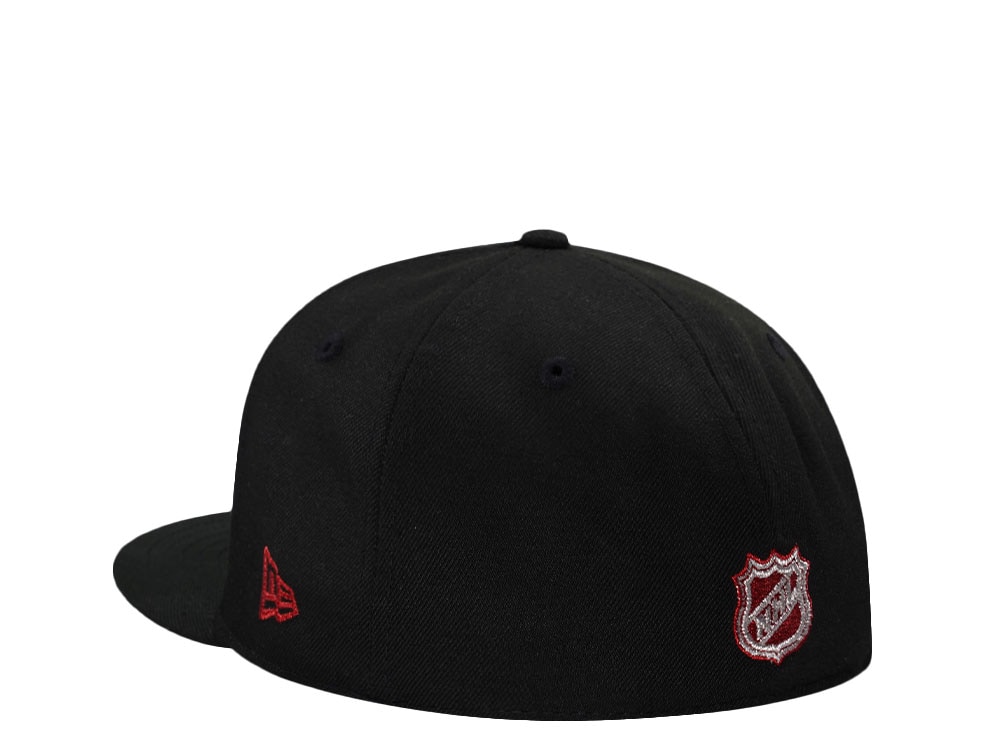 New Era Detroit Red Wings Stanley Cup 2002 Hockeytown Black Prime Edition 59Fifty Fitted Casquette