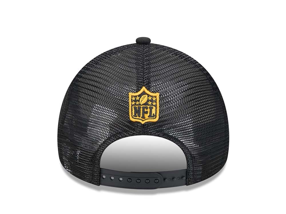 New Era Pittsburgh Steelers Sideline 2024 9Forty A Frame Trucker Snapback Casquette