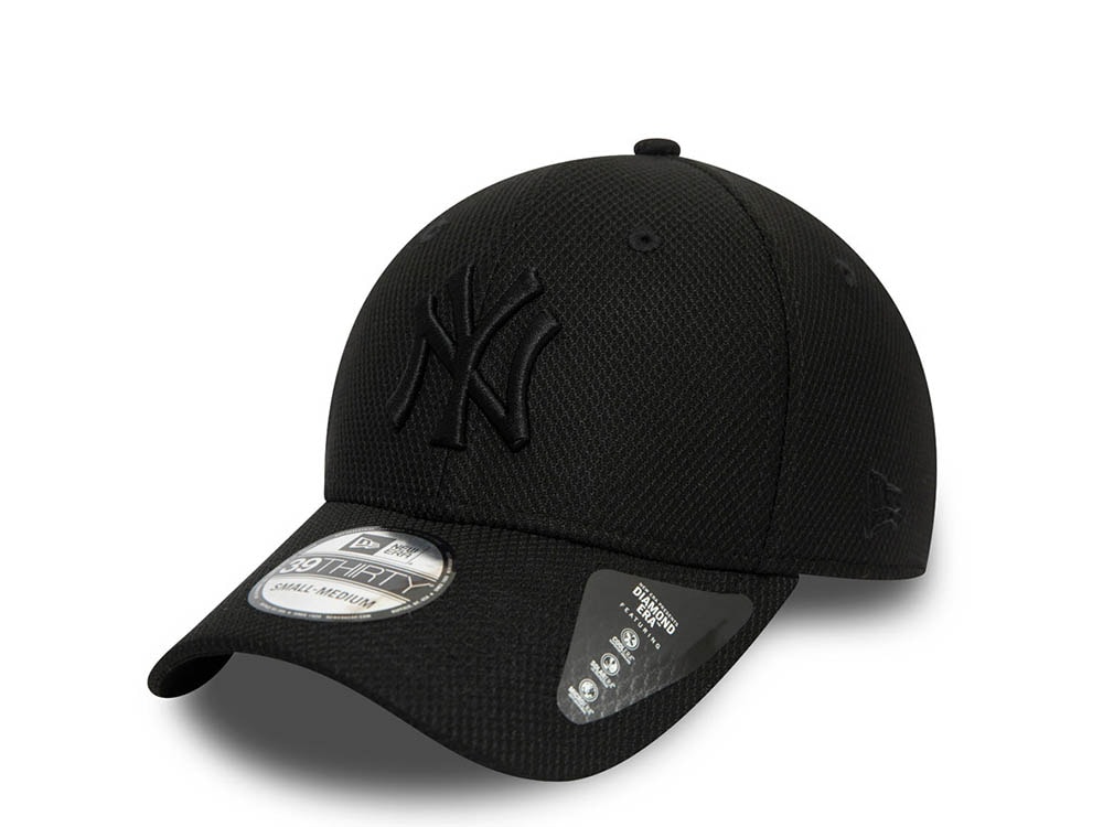 New Era New York Yankees Diamond Era Black 39Thirty Stretch Casquette