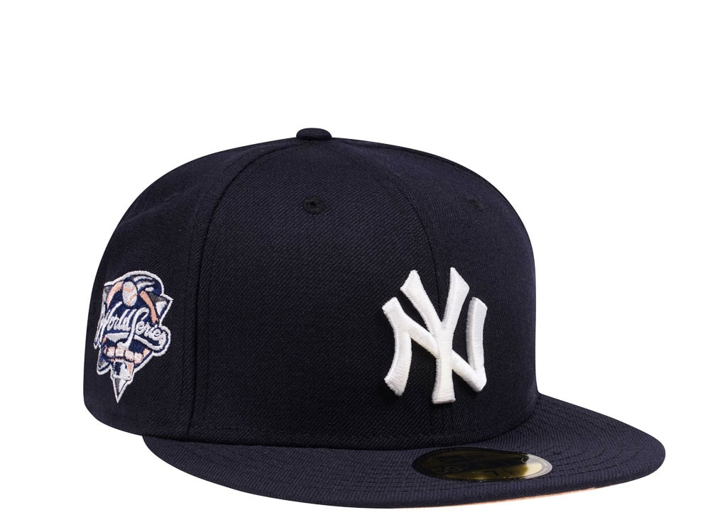 New Era New York Yankees World Series 2000 Navy and Peach Edition 59Fifty Fitted Casquette