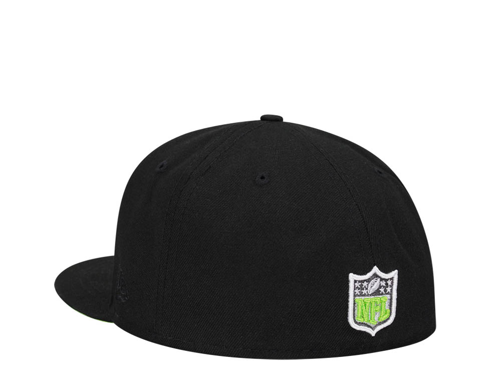 New Era Seattle Seahawks Super Bowl XL Black Neon Edition 59Fifty Fitted Casquette