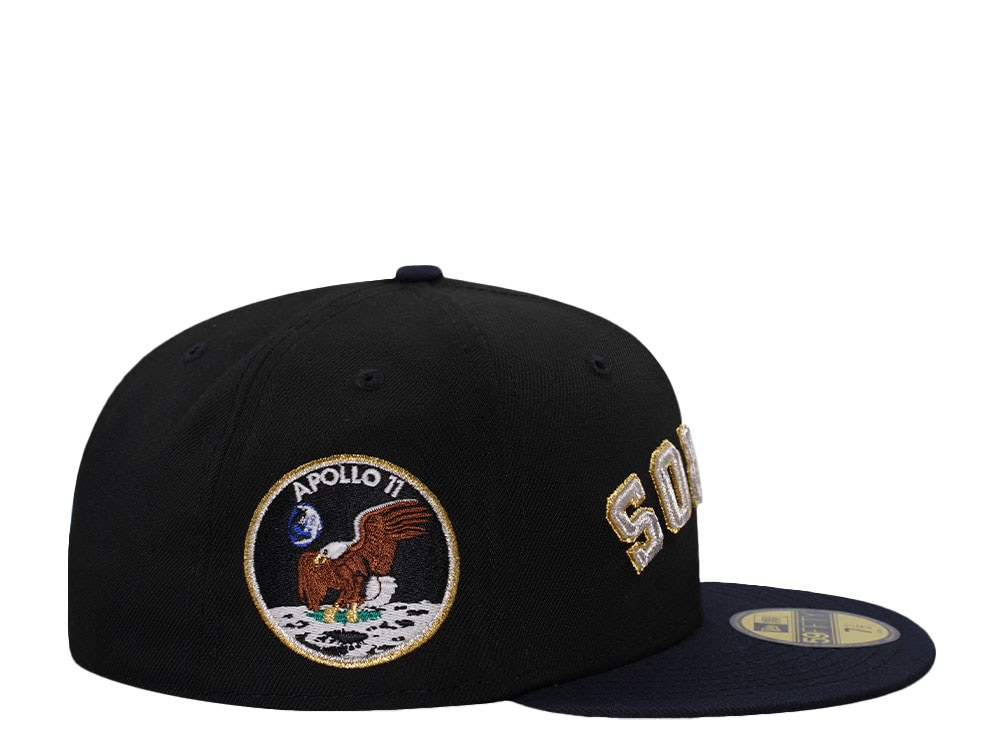 New Era Houston Astros Apollo 11 Metallic Black Prime Edition 59Fifty Fitted Casquette