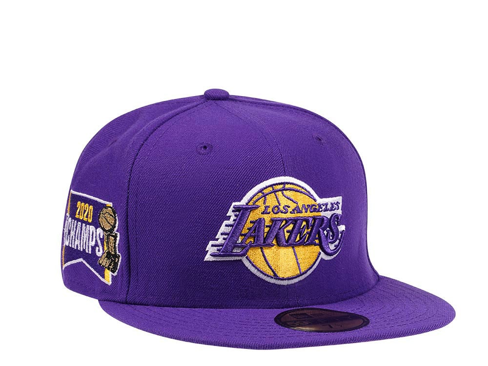 New Era Los Angeles Lakers Champions 2020 Purple and Pink Edition 59Fifty Fitted Casquette