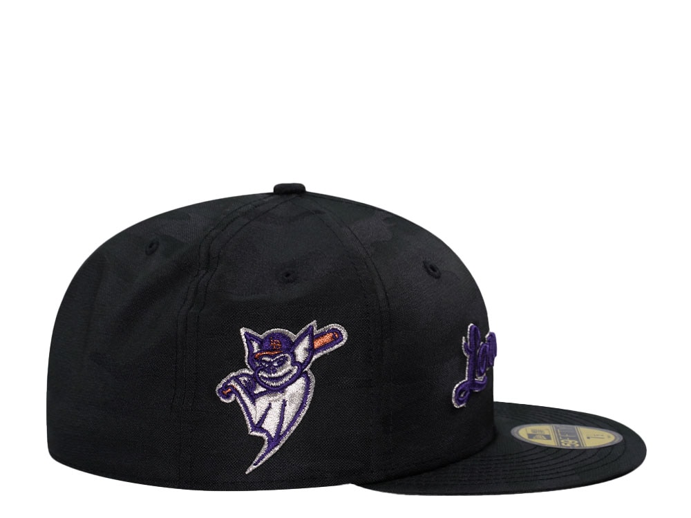 New Era Louisville Bats Horror Pack Midnight Camo Edition 59Fifty Fitted Casquette