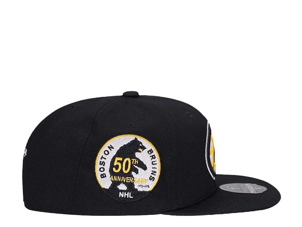 Mitchell & Ness Boston Bruins 50th Anniversary Vintage Edition Dynasty Fitted Casquette