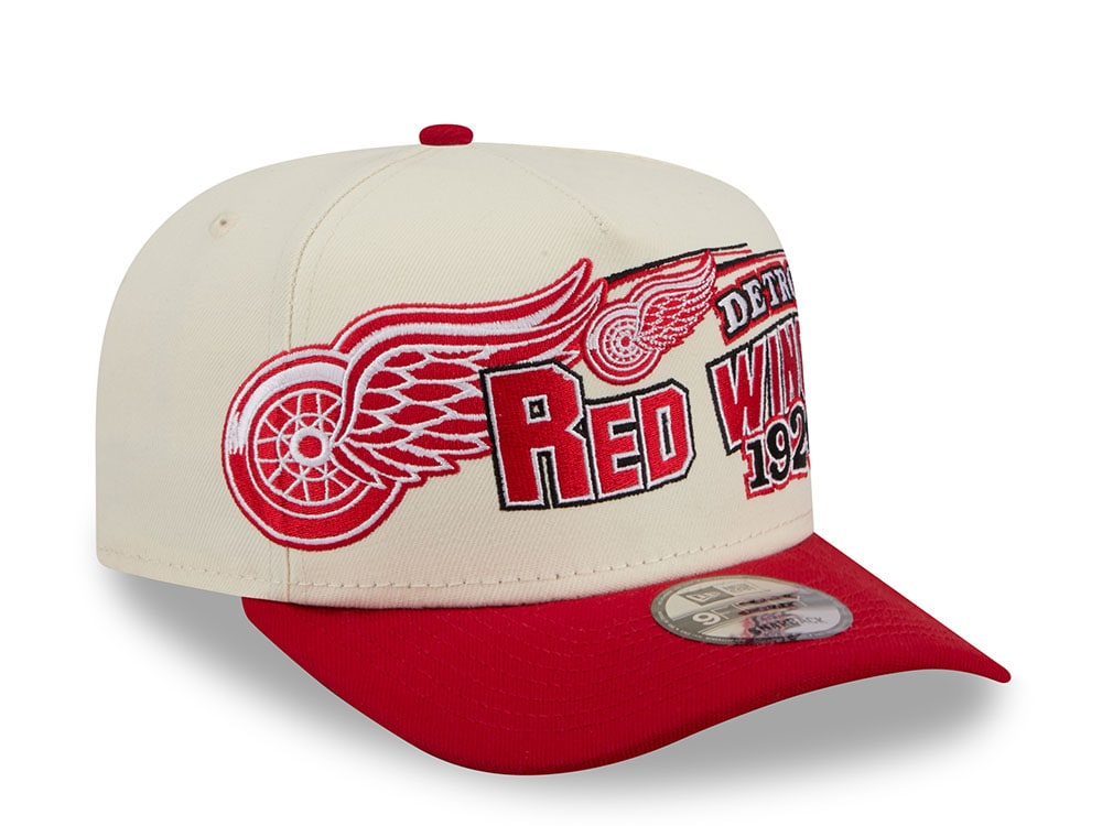New Era Detroit Red Wings Classic Logo Two Tone Edition 9Fifty A Frame Snapback Casquette