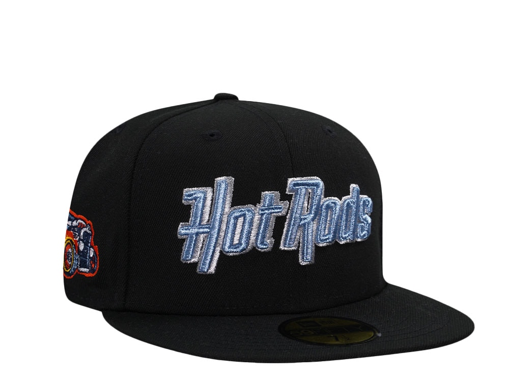 New Era Bowling Green Hot Rods Black Metallic Prime Edition 59Fifty Fitted Casquette