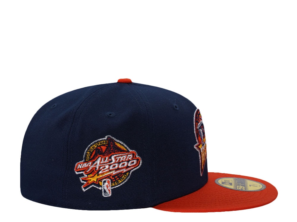 New Era Golden State Warriors All Star Game 2000 Ocean Blue Two Tone Edition 59Fifty Fitted Casquette
