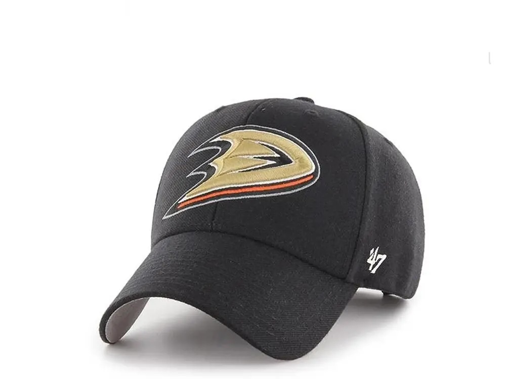 47brand Anaheim Ducks Current Logo Classic Black Strapback Casquette