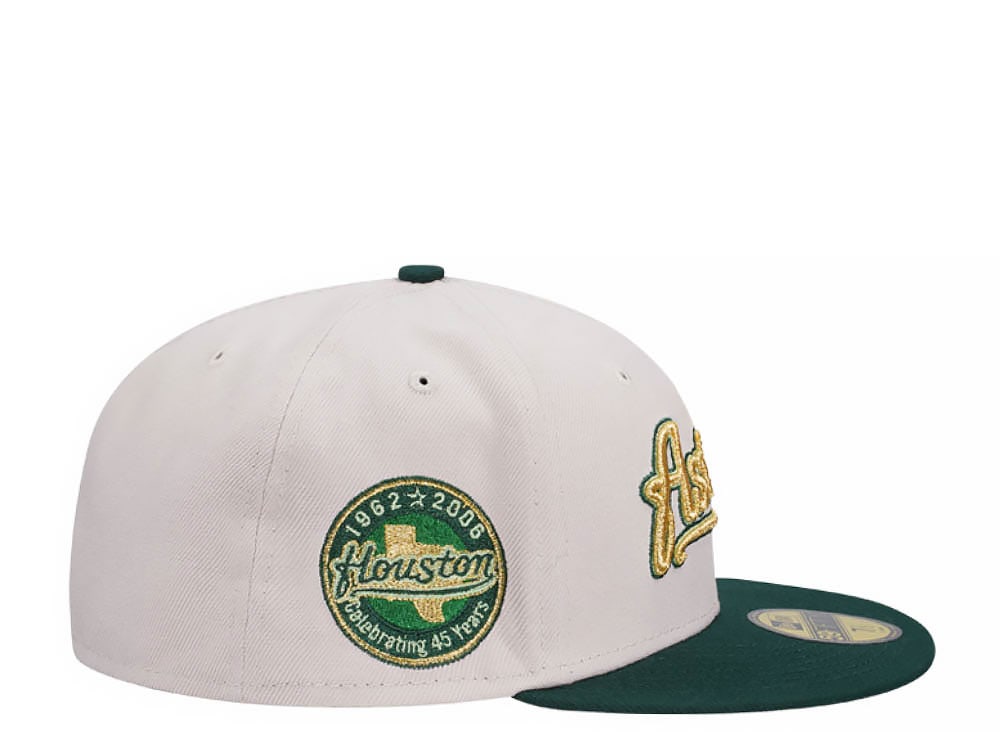 New Era Houston Astros 45th Anniversary Stone Gold Two Tone Edition 59Fifty Fitted Casquette