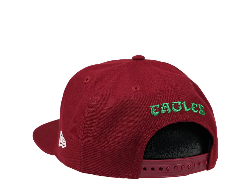New Era Philadelphia Eagles Red Throwback Edition 9Fifty Snapback Casquette