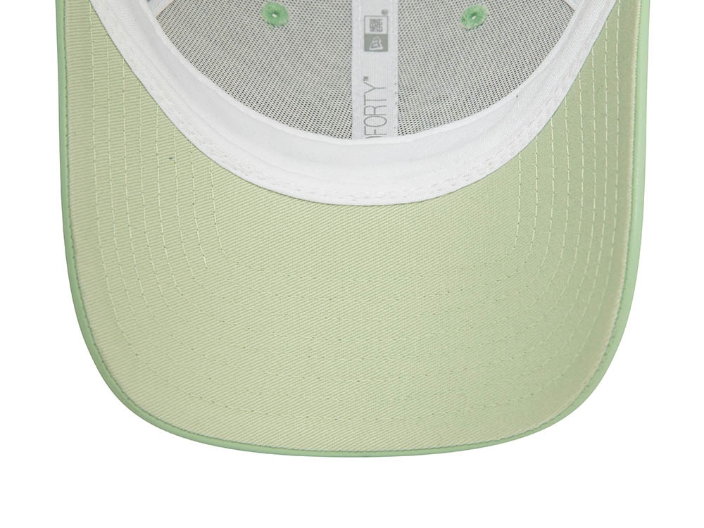 New Era New York Yankees Mint Leather Womens 9Forty Snapback Casquette