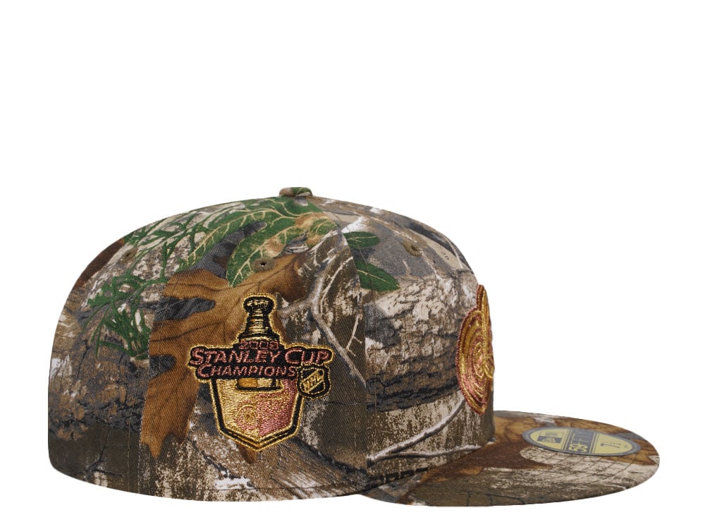 New Era Detroit Red Wings Stanley Cup 2008 Metallic Realtree Prime Edition 59Fifty Fitted Casquette