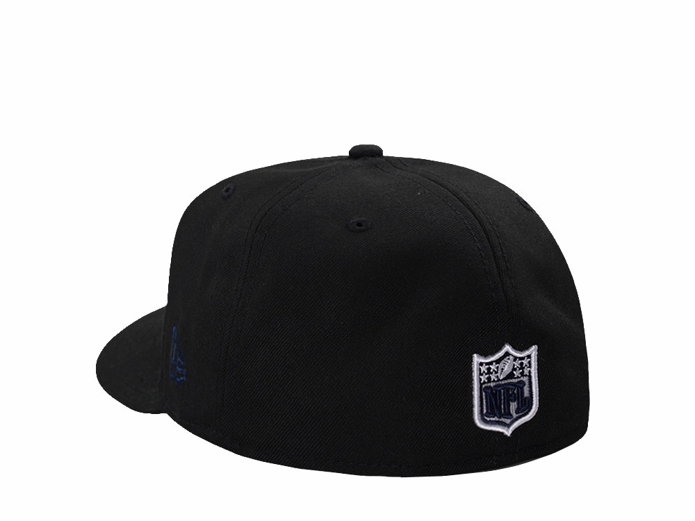 New Era New England Patriots Black Prime Edition Pre Curved 59Fifty Fitted Casquette