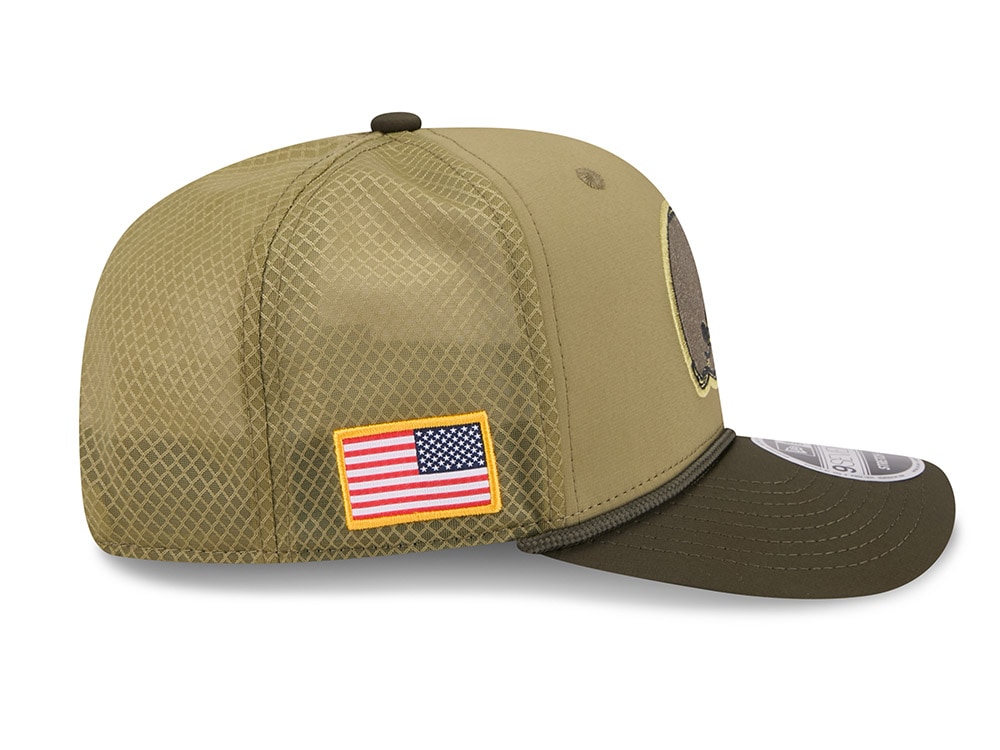 New Era Cleveland Browns Salute To Service 2025 9Seventy Snapback Casquette