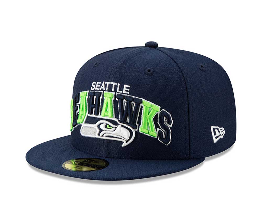 New Era Seattle Seahawks Sideline Cap Home 59Fifty Fitted Casquette