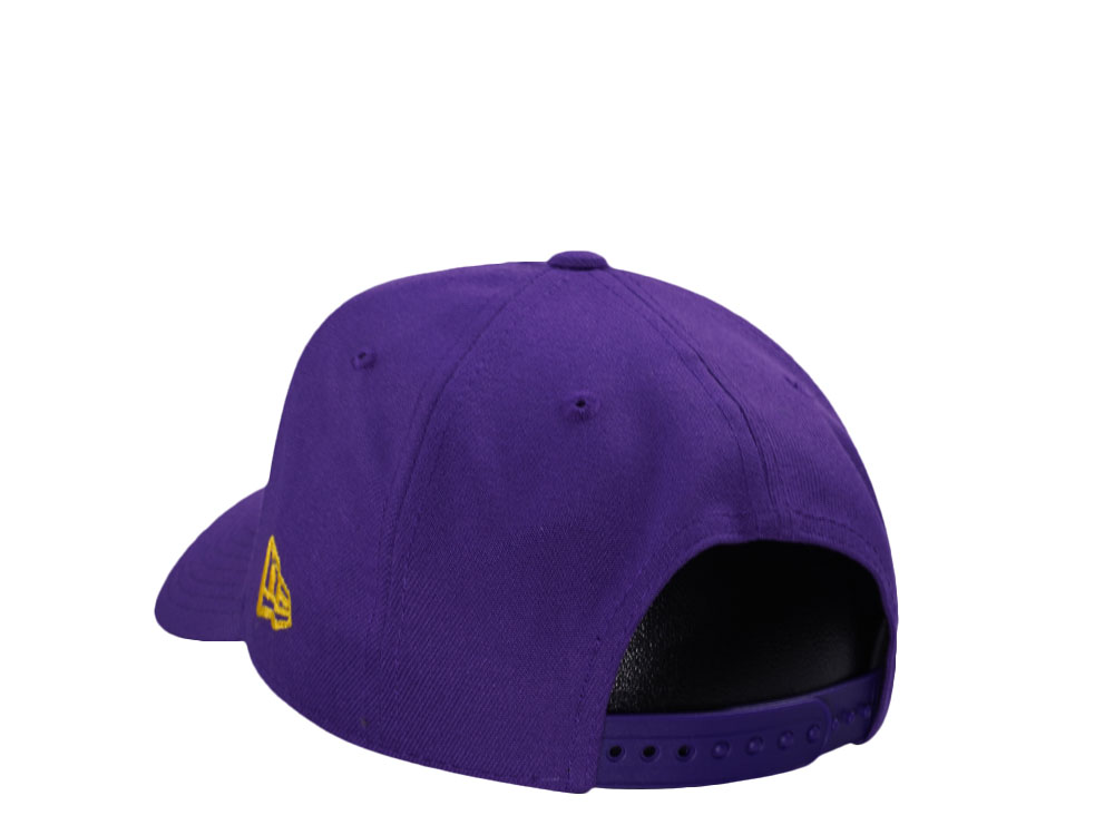 New Era Los Angeles Lakers Dark Purple Prime Edition 9Forty A Frame Snapback Casquette