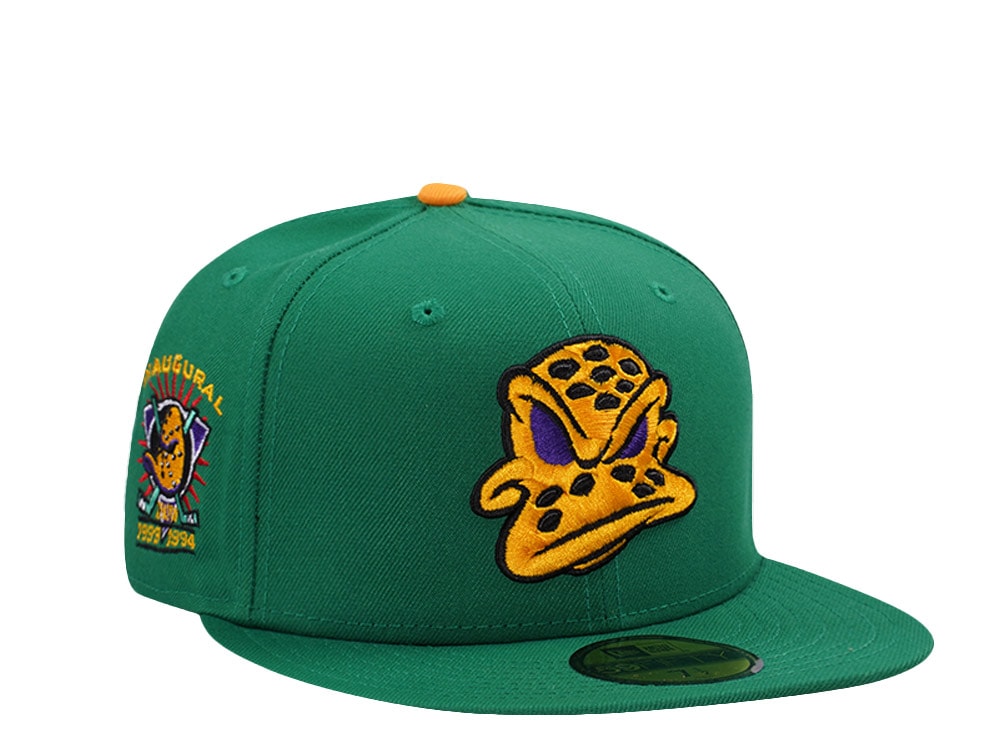 New Era Anaheim Ducks Inaugural Season Kelly Green Prime Edition 59Fifty Fitted Casquette