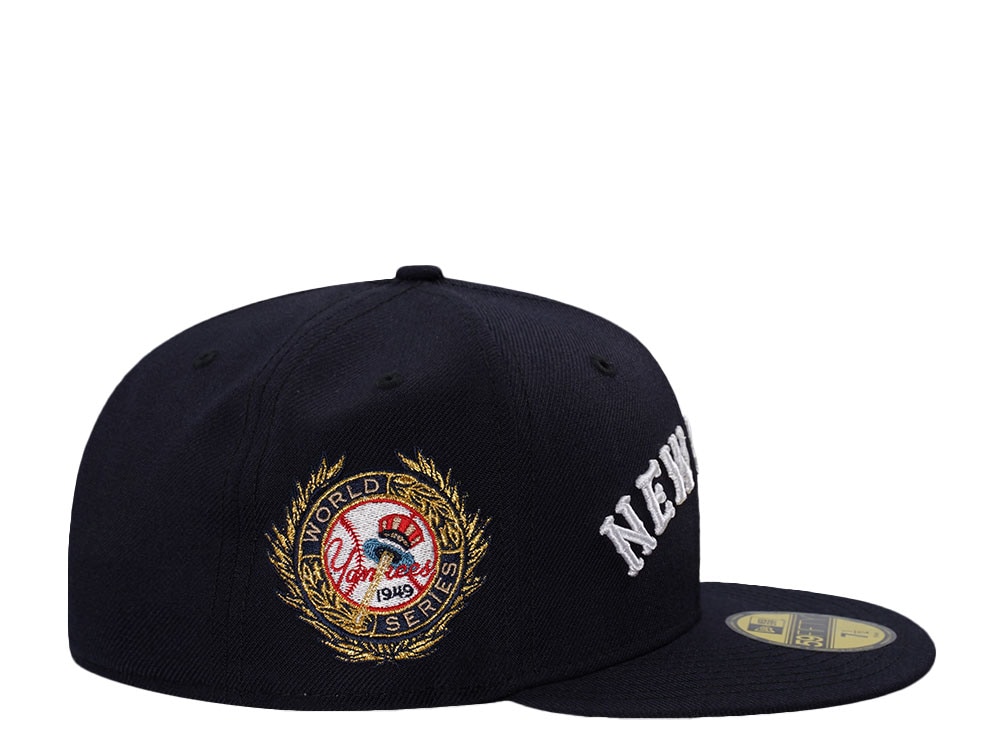 New Era New York Yankees World Series 1949 Navy Prime Wool Edition 59Fifty Fitted Casquette