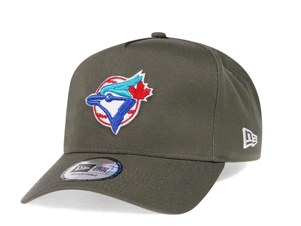New Era Toronto Blue Jays Olive Edition 9Forty A Frame Snapback Casquette