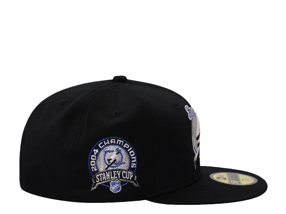 New Era Tampa Bay Lightning Stanley Cup Champions 2004 Black Prime Edition 59Fifty Fitted Casquette