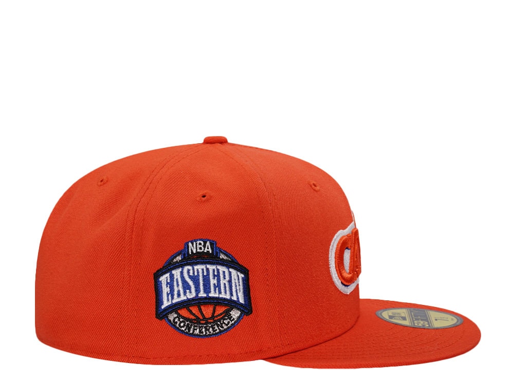 New Era Cleveland Cavaliers Eastern Conference Orange Throwback Edition 59Fifty Fitted Casquette