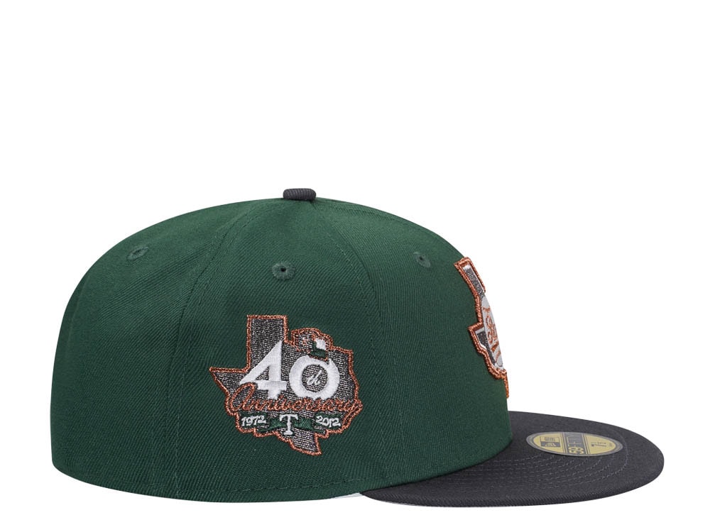 New Era Texas Rangers 40th Anniversary Pine Copper Two Tone Edition 59Fifty Fitted Casquette