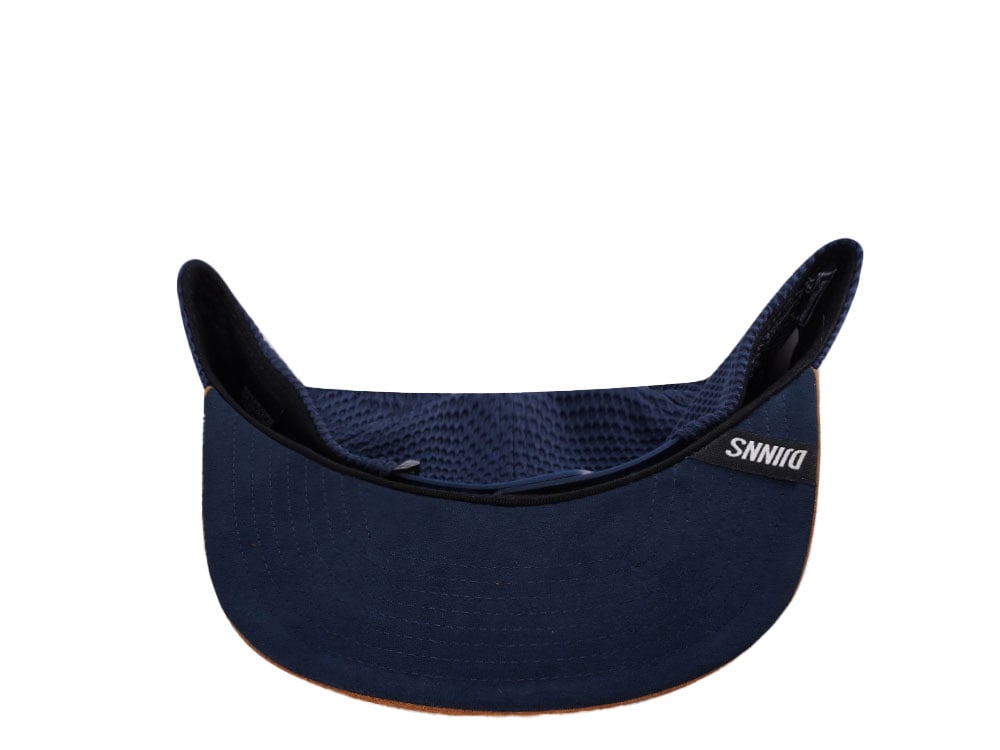 Djinns Honey Knit Navy 6 Panel Snapback Casquette
