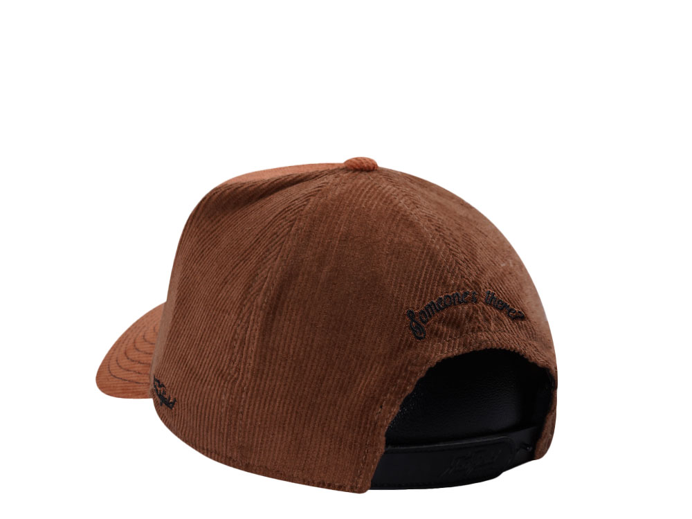 Hatfield Bull Corduroy Brown Snapback Casquette