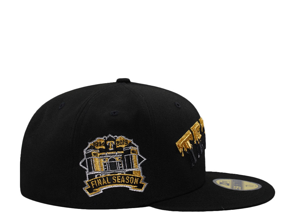 New Era Texas Rangels Final Season Black Prime Edition 59Fifty Fitted Casquette